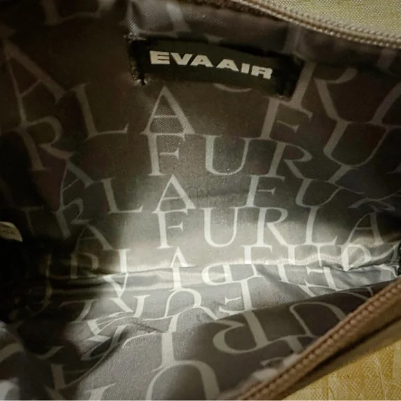 Furla Two-Tone Yellow and Gray Cosmetic Bag Furla Eva Air bag - Picture 11 of 15